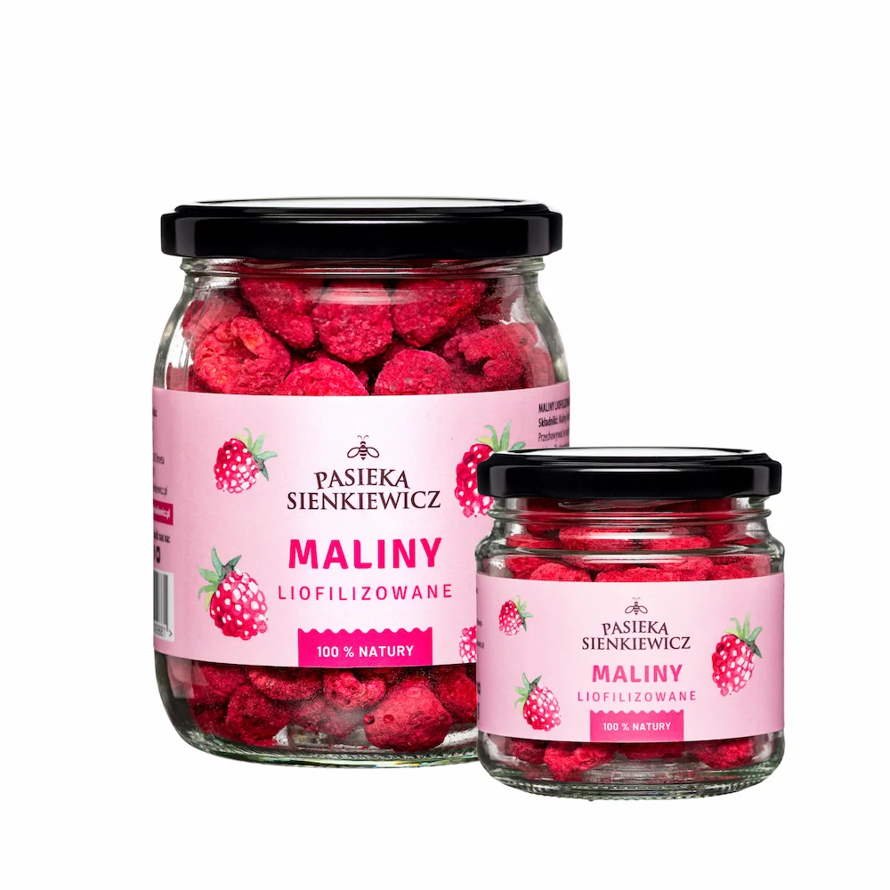 Maliny liofilizowane